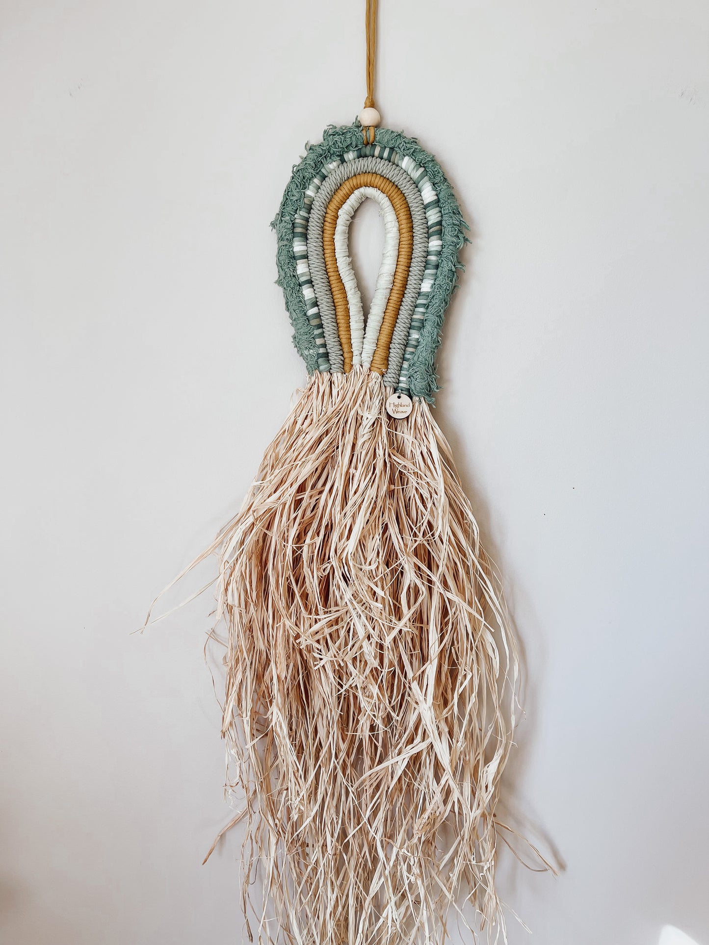 Raffia Rainbow - Green