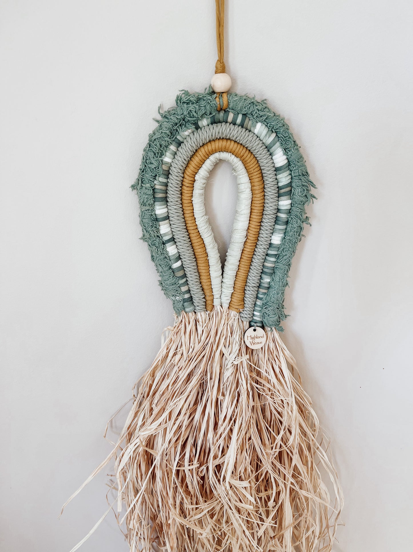Raffia Rainbow - Green